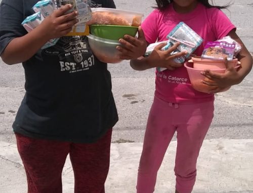 Donativo del Jardín de Niños ENTABLADA. Comedor Unidad García.